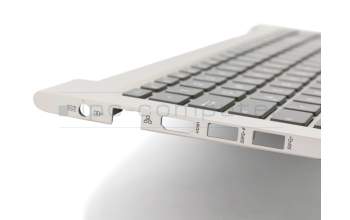 0KN0-N42GE23 original Protek keyboard incl. topcase DE (german) black/silver with backlight