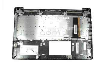 0KN0-N43US13 original Protek keyboard incl. topcase US (english) silver/silver with backlight