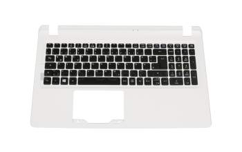 0KN1-0T1GE12 original Acer keyboard incl. topcase DE (german) black/white