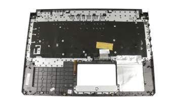 0KN1-5J2GE11 original Pega keyboard incl. topcase DE (german) black/black with backlight