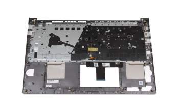 0KN1-AU6GE12 original Pega keyboard incl. topcase DE (german) silver/silver with backlight