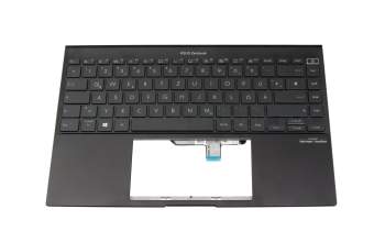 0KN1-DJGE12 original Pega keyboard incl. topcase DE (german) black/black with backlight