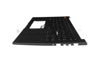 0KN1-EH2GE12 original Pega keyboard incl. topcase DE (german) black/black with backlight