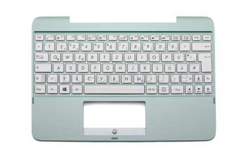 0KNB0-010CGE00 original Asus keyboard incl. topcase DE (german) white/green