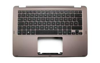 0KNB0-2129GE00 original Asus keyboard incl. topcase DE (german) black/grey