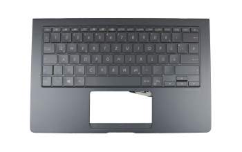 0KNB0-2606GE00 original Asus keyboard incl. topcase DE (german) black/black with backlight