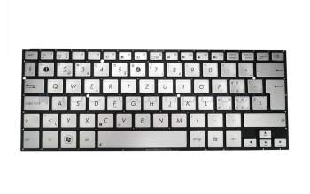0KNB0-3100SF00 original Asus keyboard SF (swiss-french) silver