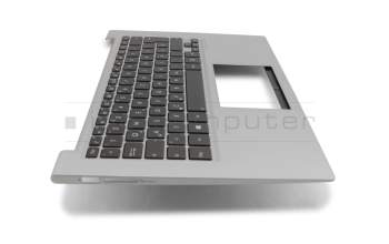 0KNB0-3625GE00 original Asus keyboard incl. topcase DE (german) black/silver with backlight