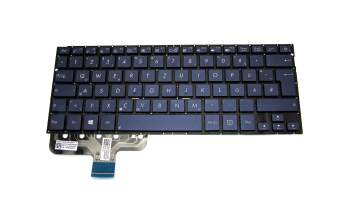 0KNB0-362AGE00 original Asus keyboard incl. topcase DE (german) blue