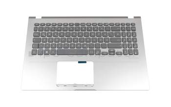 0KNB0-5116GE00 original Asus keyboard incl. topcase DE (german) grey/silver