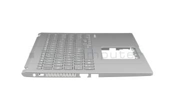0KNB0-5116GE00 original Asus keyboard incl. topcase DE (german) grey/silver