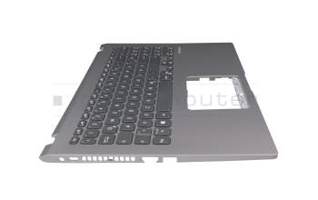 0KNB0-5117GE00 original Asus keyboard incl. topcase DE (german) black/grey