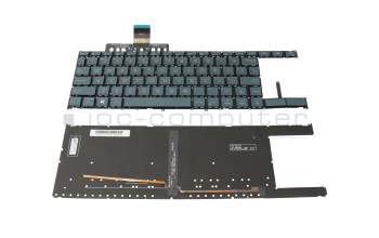 0KNB0-5622UI00 original Asus keyboard US (english) blue with backlight