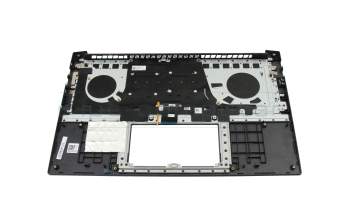 0KNB0-562QGE00 original Asus keyboard incl. topcase DE (german) black/blue with backlight