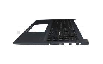 0KNB0-562QGE00 original Asus keyboard incl. topcase DE (german) black/blue with backlight