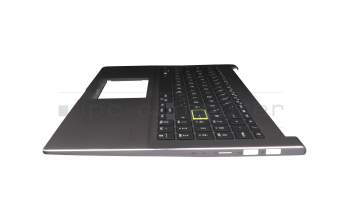 0KNB0-56GGE00 original Asus keyboard incl. topcase DE (german) black/grey with backlight