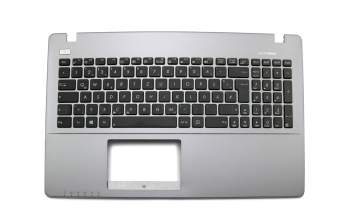 0KNB0-6170GE00 original Asus keyboard incl. topcase DE (german) black/grey