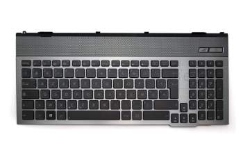 0KNB0-B410FR00 original Asus keyboard incl. topcase FR (french) black/grey with backlight