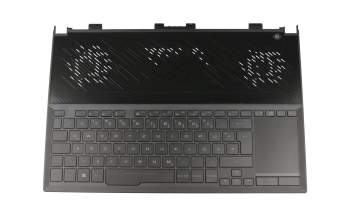 0KNR0-661DGE00 original Asus keyboard incl. topcase DE (german) black/black with backlight