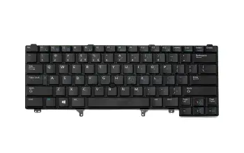 5HCY4 original Dell keyboard US (english) black with backlight and mouse-stick