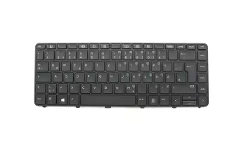 826367-041 original HP keyboard DE (german) black/black matte
