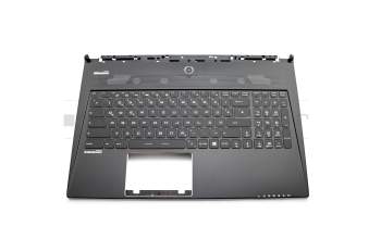 Keyboard incl. topcase DE (german) black/black with backlight original suitable for MSI WS60 2OJ/20JU (MS-16H3)