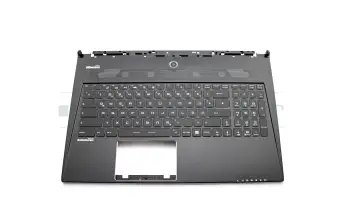 957-16H81E-C50 original MSI keyboard incl. topcase DE (german) black/black with backlight