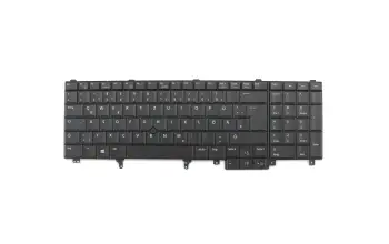 00XK1 original Dell keyboard DE (german) black with backlight and mouse-stick