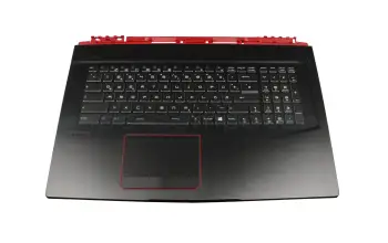 957-17C11E-C06 original MSI keyboard incl. topcase DE (german) black/black with backlight