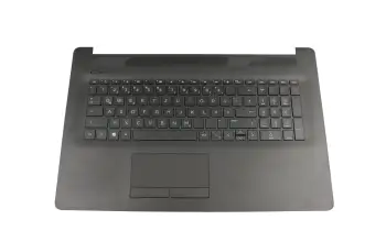 L22751-041 original HP keyboard incl. topcase DE (german) black/black (diamond)