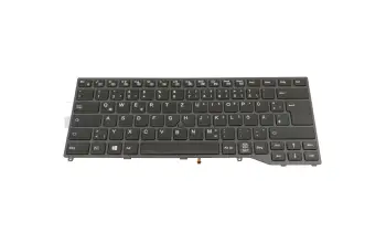 34068019 original Fujitsu keyboard DE (german) black with mouse-stick