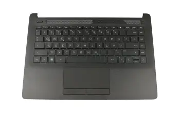 L23239-041 original HP keyboard incl. topcase DE (german) black/black