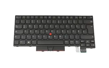 01AX376 original Lenovo keyboard DE (german) black/black with mouse-stick