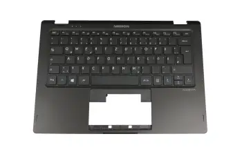 40069064 original Medion keyboard incl. topcase DE (german) black/black