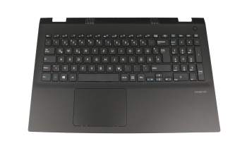 Keyboard incl. topcase DE (german) black/black original suitable for Medion Akoya E6439 (F15KUR)