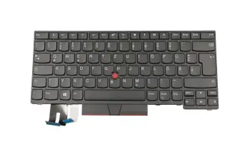 01YP492 original Lenovo keyboard DE (german) black/black with mouse-stick