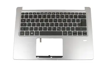 6B.GXJN1.008 original Acer keyboard incl. topcase DE (german) black/silver with backlight