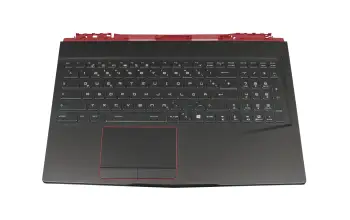 957-16P11E-C25 original MSI keyboard incl. topcase DE (german) black/black with backlight