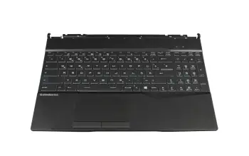 957-16U42E-C05 original MSI keyboard incl. topcase DE (german) black/black with backlight