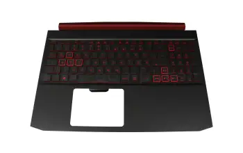 6BQ5AN2012 original Acer keyboard incl. topcase DE (german) black/black with backlight