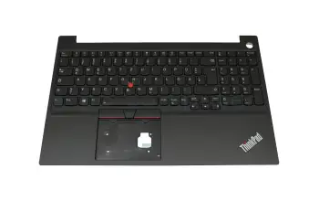 5M10V16903 original Lenovo keyboard incl. topcase DE (german) black/black with backlight and mouse-stick