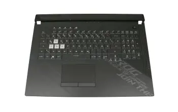 90NR03C1-R31GE0 original Asus keyboard incl. topcase DE (german) black/black with backlight
