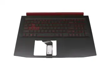 6B.Q3XN2.001 original Acer keyboard incl. topcase US (english) black/red/black with backlight