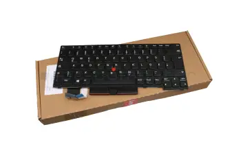 5N20V44023 original Lenovo keyboard DE (german) black/black with mouse-stick