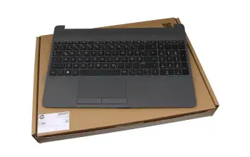 M34617-041 original HP keyboard incl. topcase DE (german) black/grey with backlight