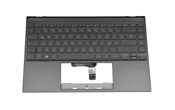 90NB0QX0-R30GE0 original Asus keyboard incl. topcase DE (german) grey/black