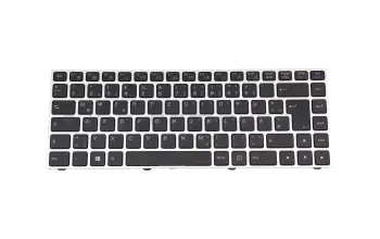 6-80-N13B0-070-1 original Clevo keyboard DE (german) black/silver with backlight