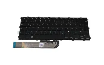 JWPXC original Dell keyboard DE (german) black with backlight