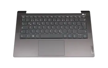 5CB1A14134 original Lenovo keyboard incl. topcase DE (german) grey/grey