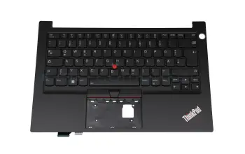 5M11A35081 original Lenovo keyboard incl. topcase DE (german) black/black with backlight and mouse-stick